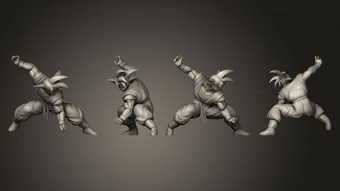 Anime (goku 2 01, ANIME_0472) 3D models for cnc