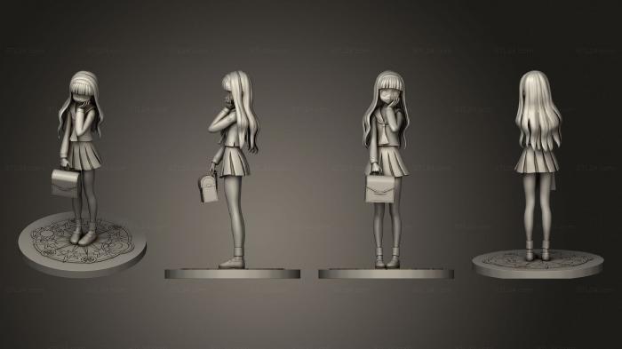 Anime (Tomoyo School Sakura Cardcaptor, ANIME_0592) 3D models for cnc