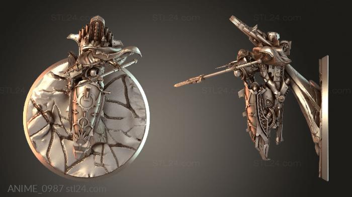 Командир Валматиус на мотоцикле Bird Prey Grim Darkness