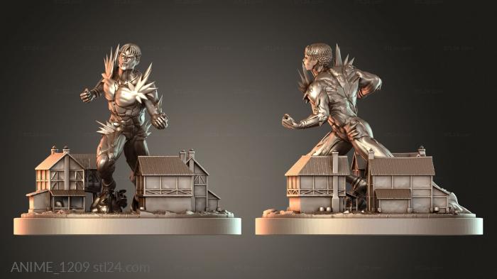 Поза атаки бронированного титана Райнера