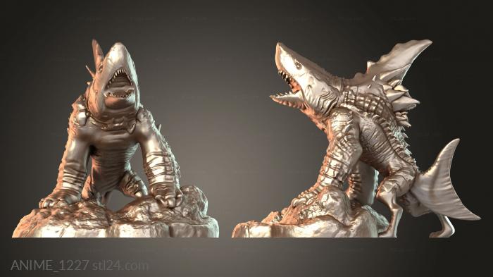 Поза воющей акулы