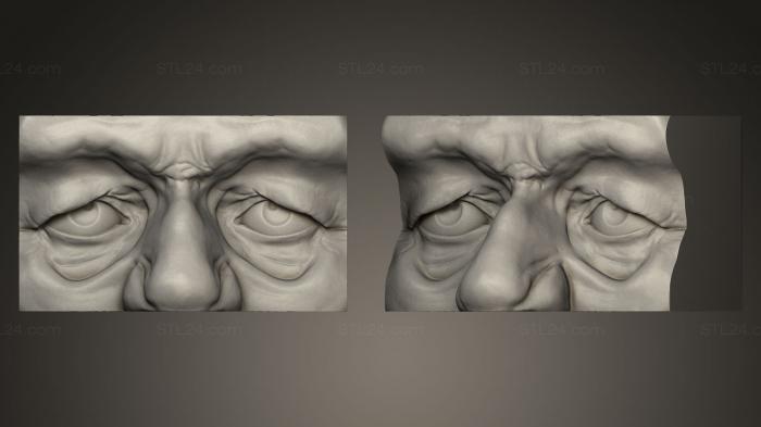 Droopy Old Man Eyes Sculpt