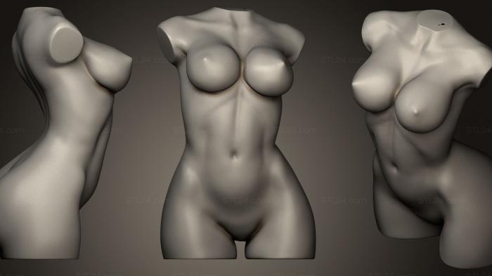 Female Torso Statue STL for 3Dprint