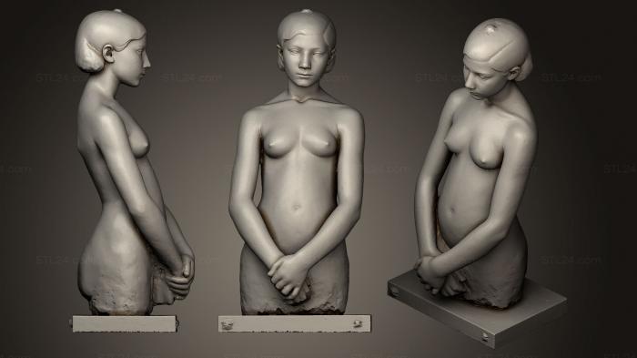Анатомия скелеты и черепа (Торс девушки из музея Ла Гитанита, ANTM_0153) 3D модель для ЧПУ станка