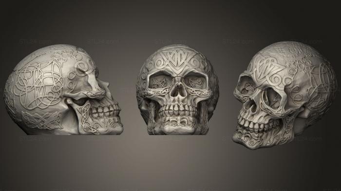 Celtic Skull (Hollow)