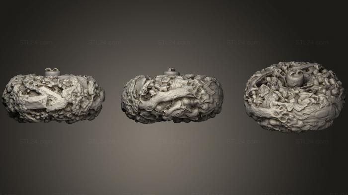 Анатомия скелеты и черепа (Сорок семь верных слуг, ANTM_0551) 3D модель для ЧПУ станка