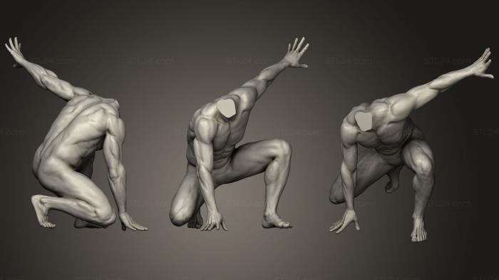 Мужская скульптура всего тела 5