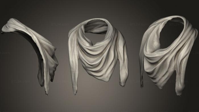 Anatomy of skeletons and skulls (Scarf for Character 3, ANTM_0987) 3D models for cnc