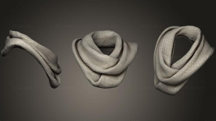 Anatomy of skeletons and skulls (Scarf for Character 10, ANTM_0994) 3D models for cnc
