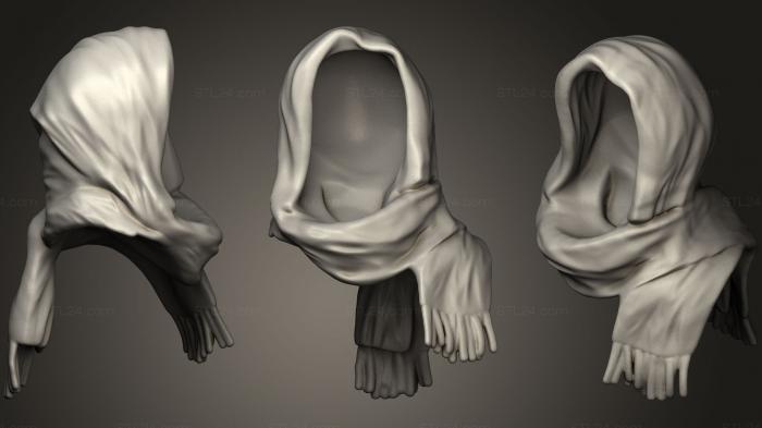 Anatomy of skeletons and skulls (Scarf for Character 16, ANTM_0999) 3D models for cnc