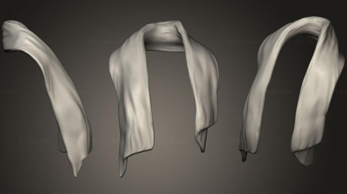 Anatomy of skeletons and skulls (Scarf for Character 17, ANTM_1000) 3D models for cnc