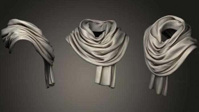 Anatomy of skeletons and skulls (Scarf for Character 20, ANTM_1003) 3D models for cnc