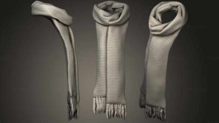 Anatomy of skeletons and skulls (Scarf for Character 24, ANTM_1006) 3D models for cnc