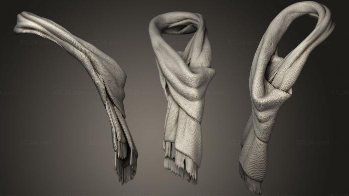 Anatomy of skeletons and skulls (Scarf for Character 33, ANTM_1013) 3D models for cnc