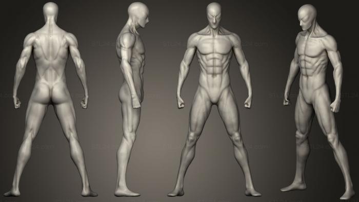 Anatomy of skeletons and skulls (Spiderman with black suit, ANTM_1069) 3D models for cnc