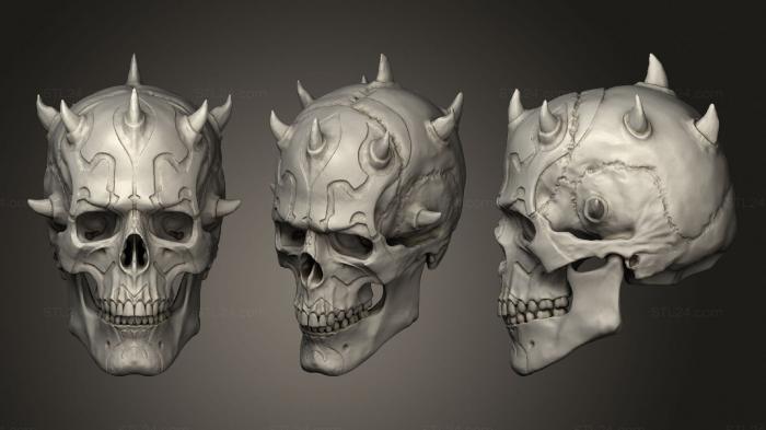 Anatomy of skeletons and skulls (DARTH MAUL, ANTM_1394) 3D models for cnc