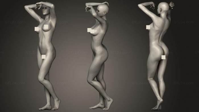Anatomy of skeletons and skulls (Female Figure (1), ANTM_1431) 3D models for cnc