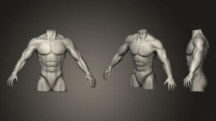 Анатомия скелеты и черепа (Человеческое Тело, ANTM_1480) 3D модель для ЧПУ станка