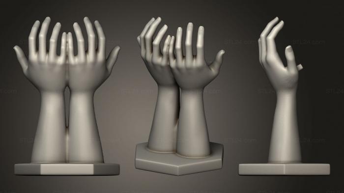Анатомия скелеты и черепа (Мобильный Держатель, ANTM_1551) 3D модель для ЧПУ станка