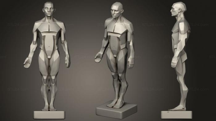 Анатомия скелеты и черепа (Плоскости тела, ANTM_1578) 3D модель для ЧПУ станка