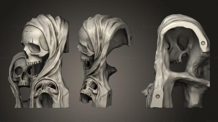 Анатомия скелеты и черепа (Остров черепа, ANTM_1647) 3D модель для ЧПУ станка