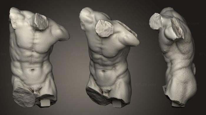 Анатомия скелеты и черепа (Туловище Танцующего Фавна (Приглашение На Танец), ANTM_1699) 3D модель для ЧПУ станка