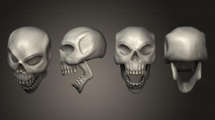 Анатомия скелеты и черепа (Челюсть черепа 5, ANTM_1770) 3D модель для ЧПУ станка