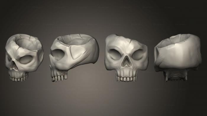 Анатомия скелеты и черепа (Черепа Череп 5, ANTM_1774) 3D модель для ЧПУ станка