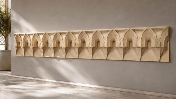 Baguette (Town hall windows, BG_0744) 3D models for cnc