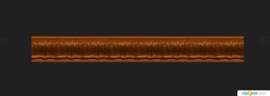 Baguette (Carved baguette, BG_1013) 3D models for cnc