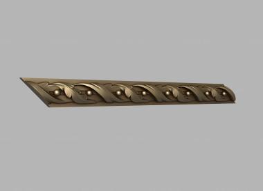 Baguette (Baguette with leaves, BG_1017) 3D models for cnc