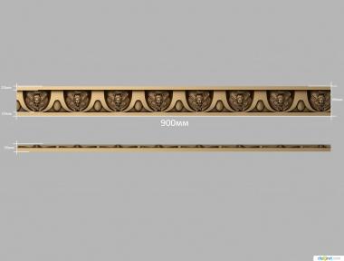 Baguette (Baguette with Cherub, BG_1024) 3D models for cnc