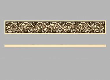 Baguette (Ornate baguette, BG_1030) 3D models for cnc