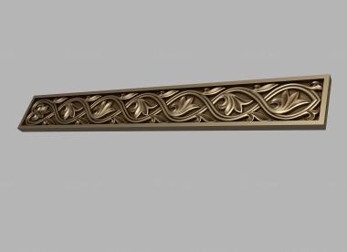 Baguette (Ornate baguette, BG_1030) 3D models for cnc