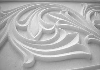 Baguette (Panel with acanthus leaf, BG_1036) 3D models for cnc