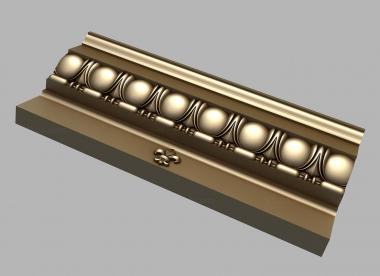 Baguette (Profile with ionics, BG_1043) 3D models for cnc