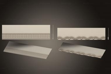 Baguette (Cornices, BG_1061) 3D models for cnc