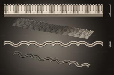 Baguette (Cornices, BG_1061) 3D models for cnc