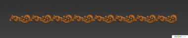 Baguette (Horizontal decor, BG_1085) 3D models for cnc