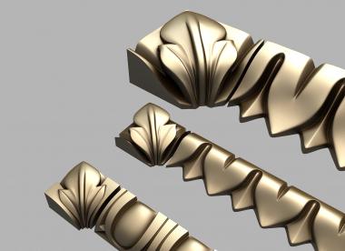 Baguette (Mouldings, BG_1103) 3D models for cnc