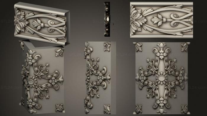 Baguette (Decorative overlays, BG_1145) 3D models for cnc