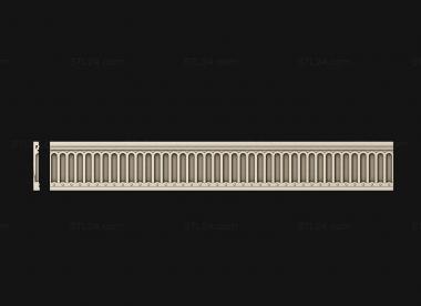 Baguette (Mouldings, BG_1158) 3D models for cnc