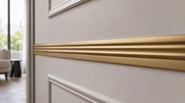 Molding (Classic furniture skirting board with wavy profile, BP_0078) 3D models for cnc