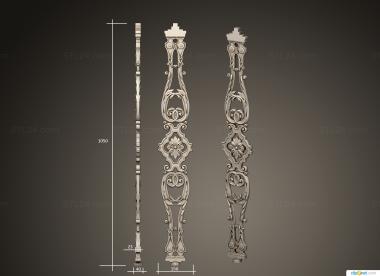 Balusters (Balusters2, BL_0672) 3D models for cnc