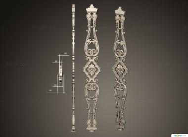 Balusters (Balusters2, BL_0672) 3D models for cnc