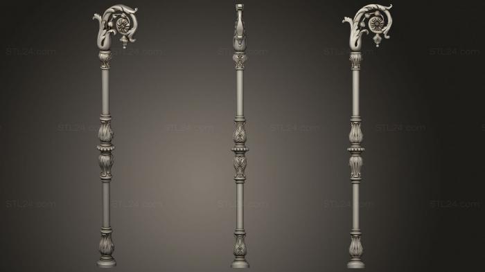 Balusters (Round-topped balustrade, BL_0679) 3D models for cnc
