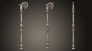 Balusters (Round-topped balustrade, BL_0679) 3D models for cnc