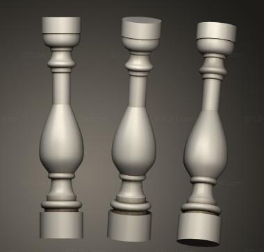 Balusters (Hastings baluster, BL_0685) 3D models for cnc