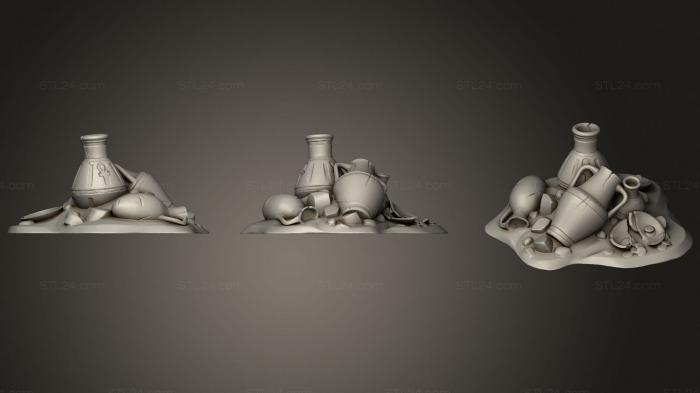 Базы (Глиняная Посуда, BASES_0005) 3D модель для ЧПУ станка