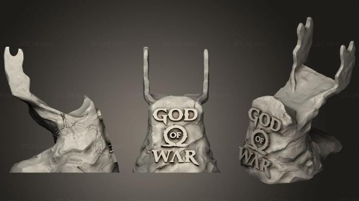 Bases (God of war Stand, BASES_0022) 3D models for cnc